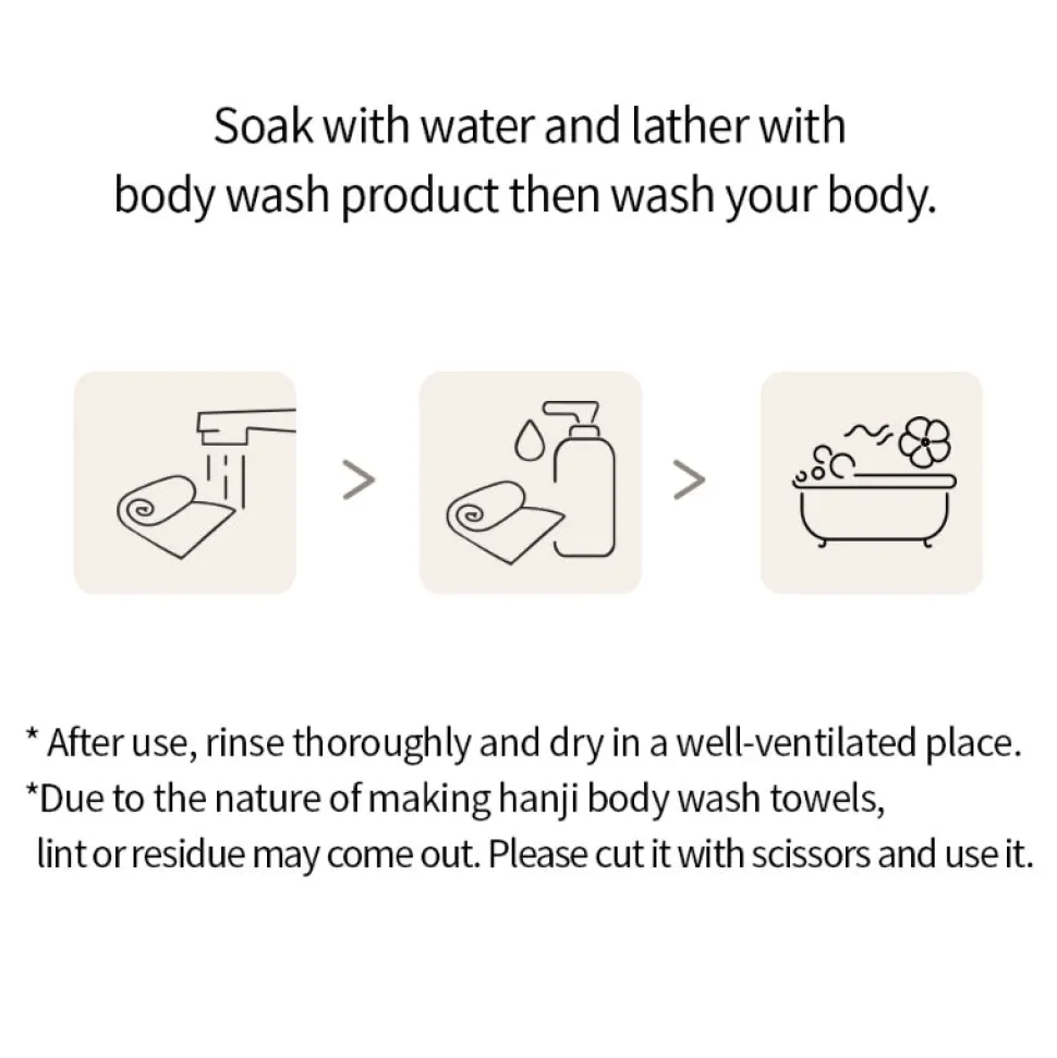 Hanji Body Wash Towel